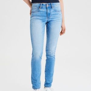 American Eagle light skinny jeans
